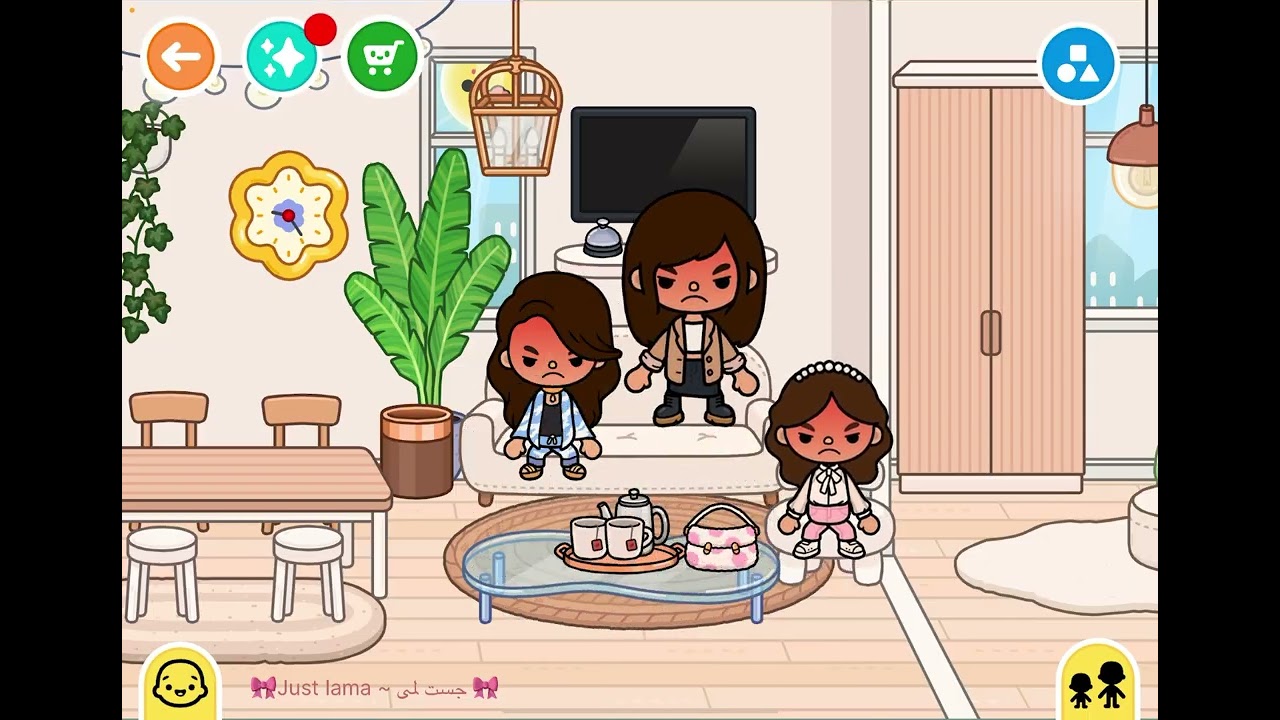 {العائلة الجميلة 💗} ~{35✨} ~ { الام راحت بيت صديقتها 🏡🌷} ~ [ في بنت ضايقتها ؟ + سوت خطط عليها ؟ 👊🏻💋