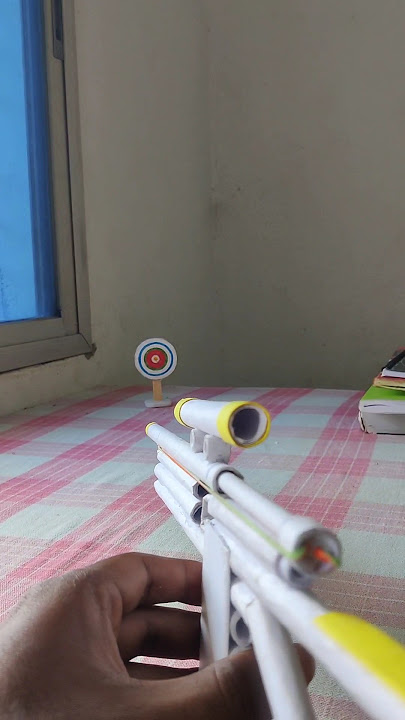 Paper SNIPER Gun that shoots paper bullets 🔥#video #viral #trending #shorts