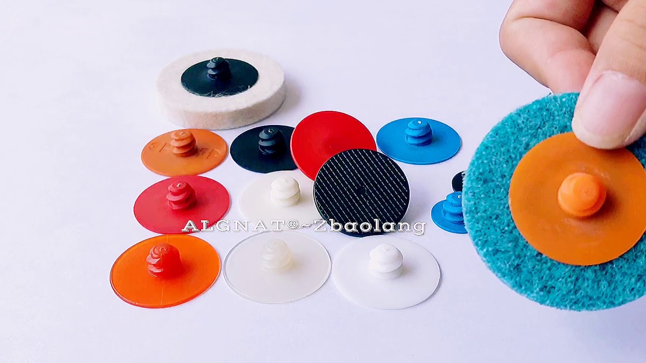 Type R Quick Change Button Type R Quick change disc plastic buttons - YouTube