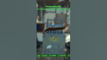Fallout 4 | Weapon | Freezing Hunting Rifle  #fallout4 #fallout #gaming #letsplay #shorts