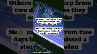 Comment yes if you also missed semicolon in your code...#html #css #trending #youtubeshorts #edit