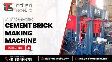 Achieve Faster, Smarter Brick Production with Our Automatic Cement Brick-Making Machine! |