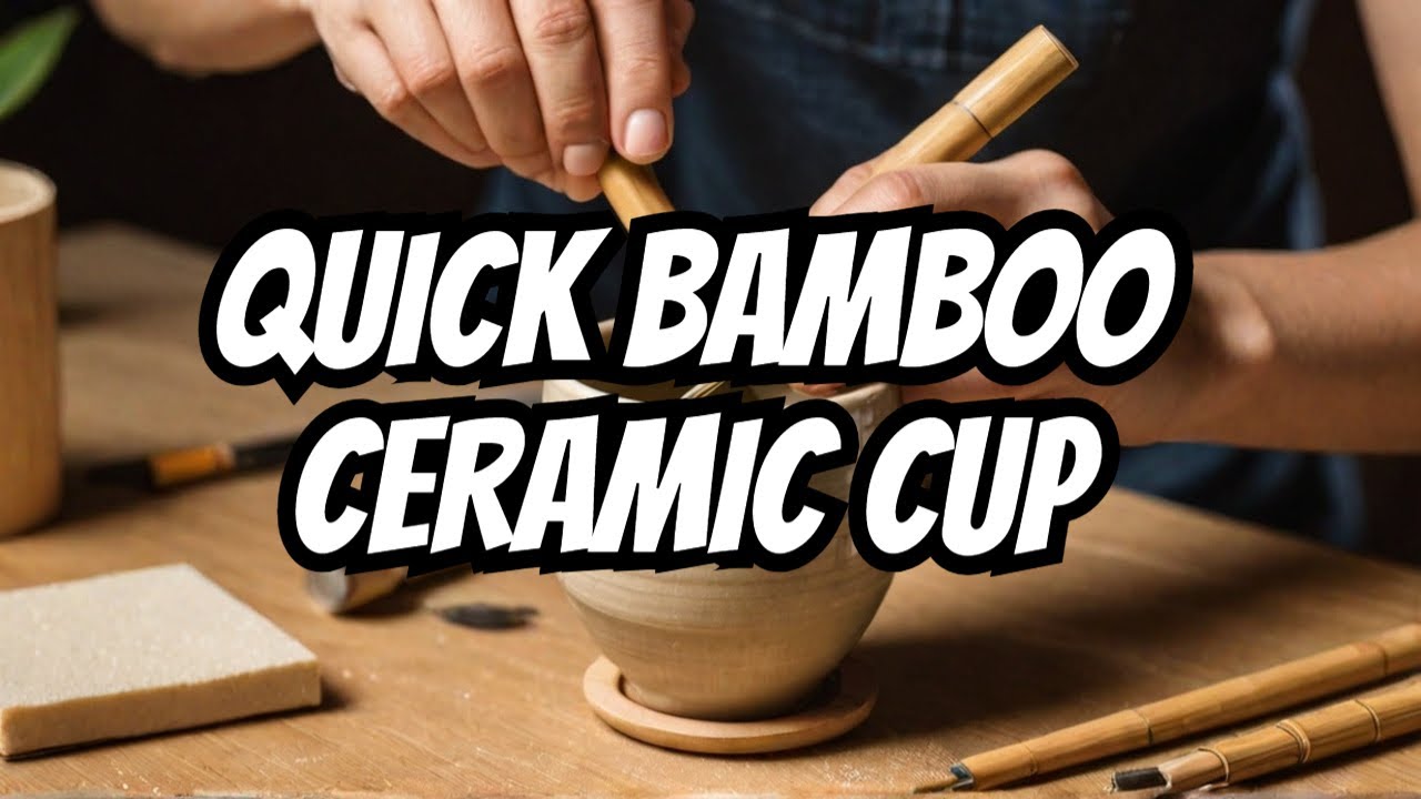 visit my store Crafting a Bamboo Ceramic Cup  Quick & Easy Tutorial 2025