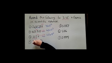 Practice problems S F , Rounding, scientific notation