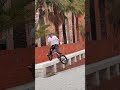 Wild trick on a famous spot bmx