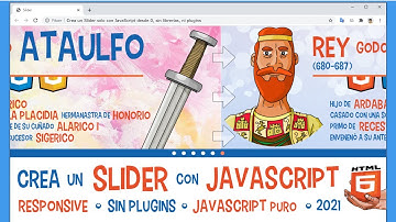 Cómo programar un Slider con JavaScript 🚀 Paso a Paso | Desde 0 | Responsive | material descargable