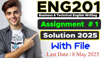 ENG201 Assignment 1 Solution 2025 | By The Merciful Academy