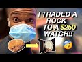 Trading a Rock FOR an Expensive Watch feat. @Marlon Ngouandi (IT WORKED!!!) | Reggie Mohlabi