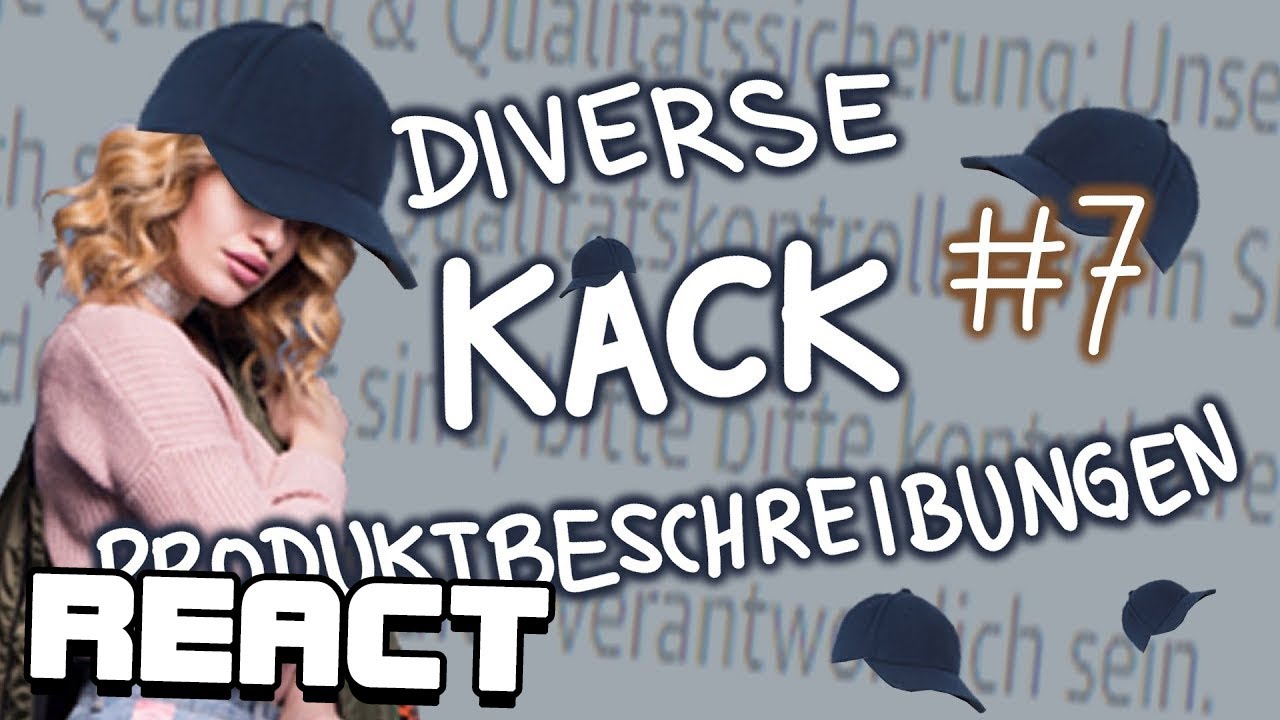 React: Diverse Kack Produktbeschreibungen #7