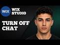 How to Turn Off Chat on Wix Studio ( 2026 Step-by-Step )