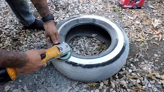 How to make thicker/wide white wall tires