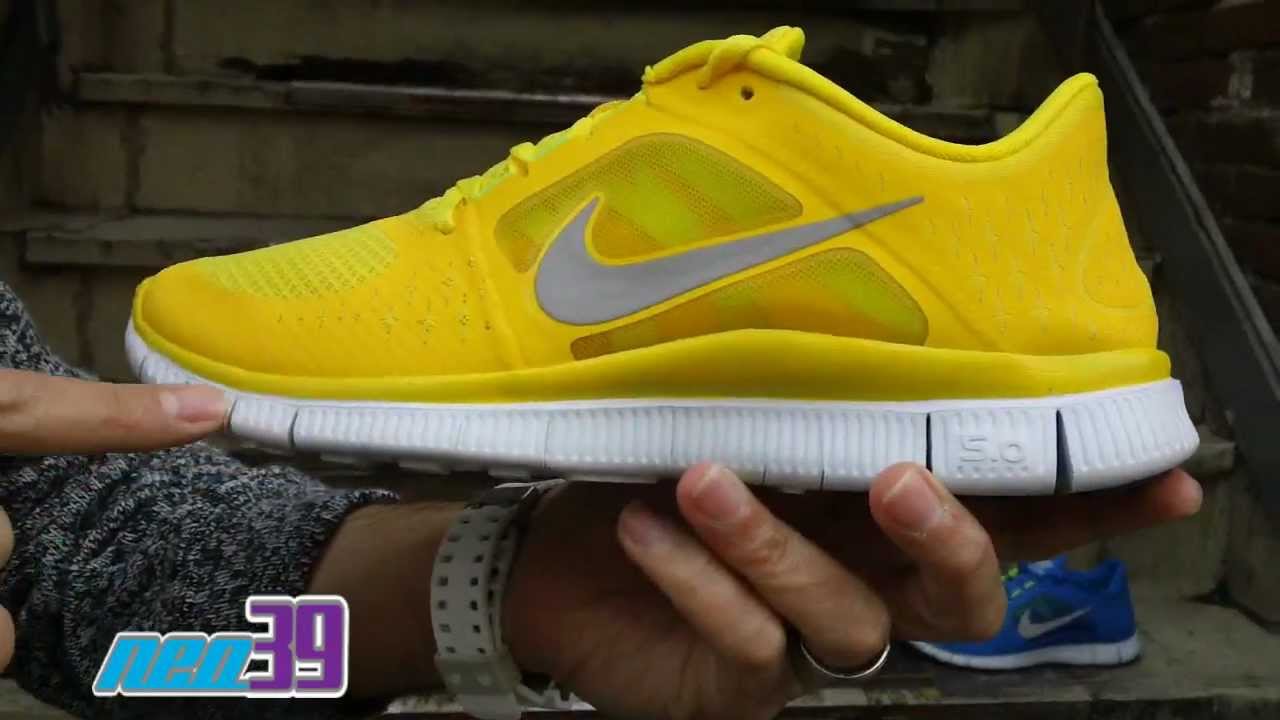 nike free run yellow