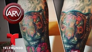 J Balvin Y Maluma Muestran Sus Nuevos Tatuajes De Animales Al Rojo Vivo Telemundo