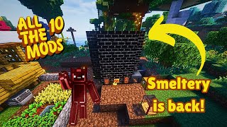 How to start Silent Gear Metalworks in All The Mods 10!