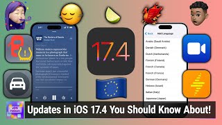 What's New in iOS 17.4 - Apple Podcasts Transcripts, New Emoji, HomePod & Apple TV SharePlay by iOS Today 812 views 2 months ago 47 minutes