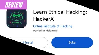 Review Aplikasi HackerX Yang Ada Di playstore | Belajar Hacking Gratis screenshot 1