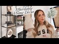 The best AFFORDABLE home decor! H&M HOME DECOR HAUL + NEW SKINCARE