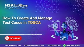 How to Create and Manage Test Cases  in TOSCA