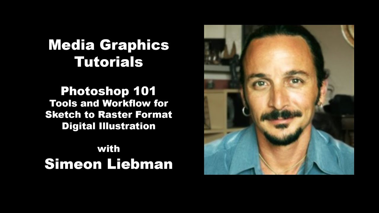 Photoshop 101 - Part 2 - Sketch to Raster Digital Painting - YouTube