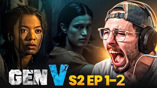 Gen V Season 2 2x1,2x2 Reaction | The Boys Spin Off