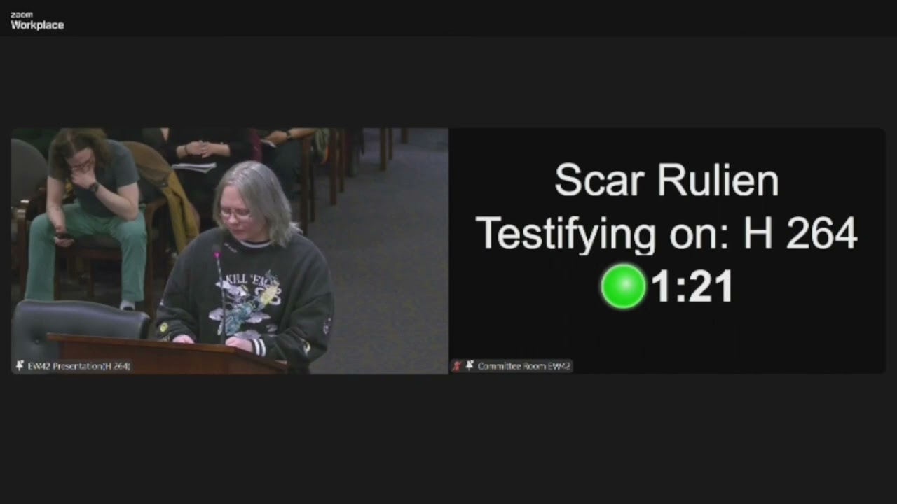 HB 264 Testimony   Scar Rulien