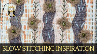 ๐ชก Slow Stitching Fabric Art | Embroidery for Relaxation