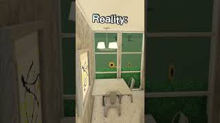 'Welcome to Bloxburg' Expectations vs Reality..  #shorts