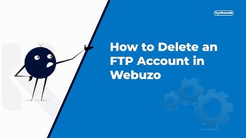How to Delete an FTP Account in Webuzo