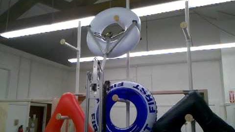 1153roborebels 2011 FIRST robotics competion test with 2007 robot