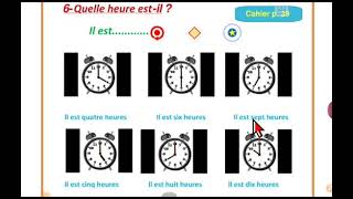 تعلم السؤال عن الوقت أو عن الساعة بالفرنسية@cours de français