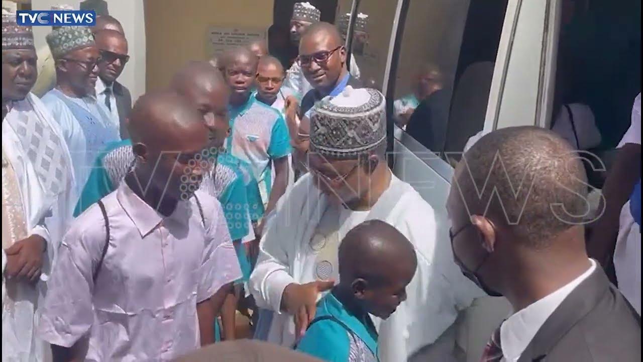 WATCH: Governor Sani Reunites Kuriga Schoolchildren With Families