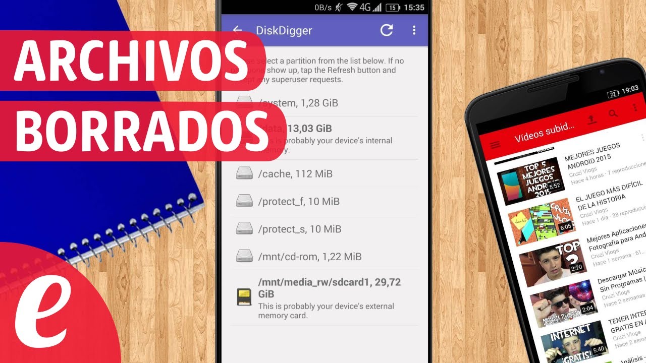 Como recuperar fotos y archivos borrados (Android)