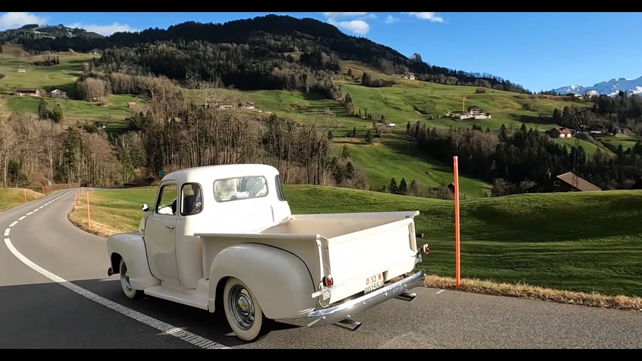 Beautiful restored 1950 Chevy 3100 pickup - test drive in the middle of ...