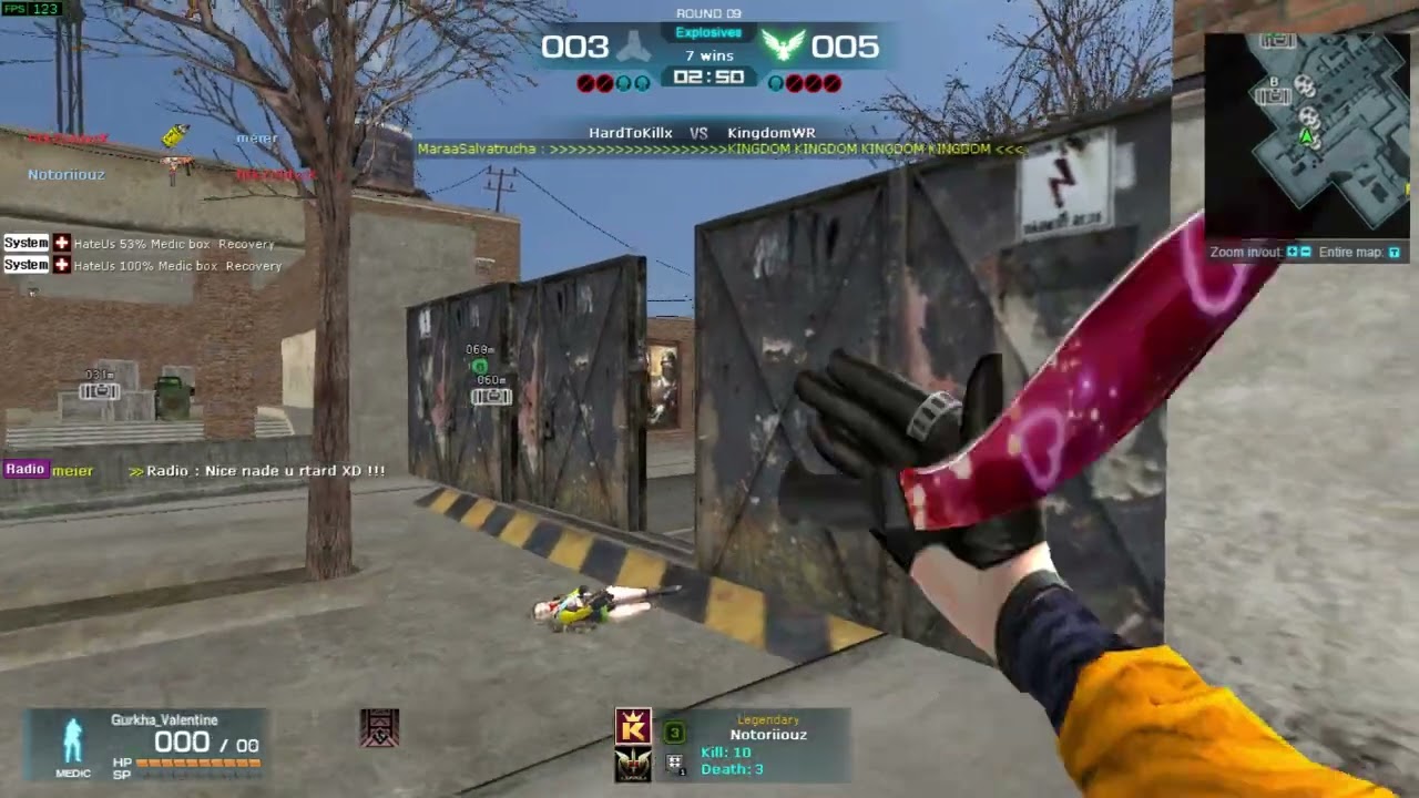 (WarRock) KingdomWR VS Hardtokillx  [ClanWar]