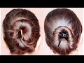 2 Quick Banana Clip/Clutcher Bun Hairstyles | Everyday Easy Simple Hairstyles |AlwaysPrettyUseful