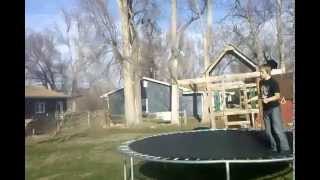 Trampoline Gainer Fail