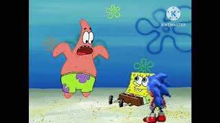 Sonic Beats Up Patrick Star