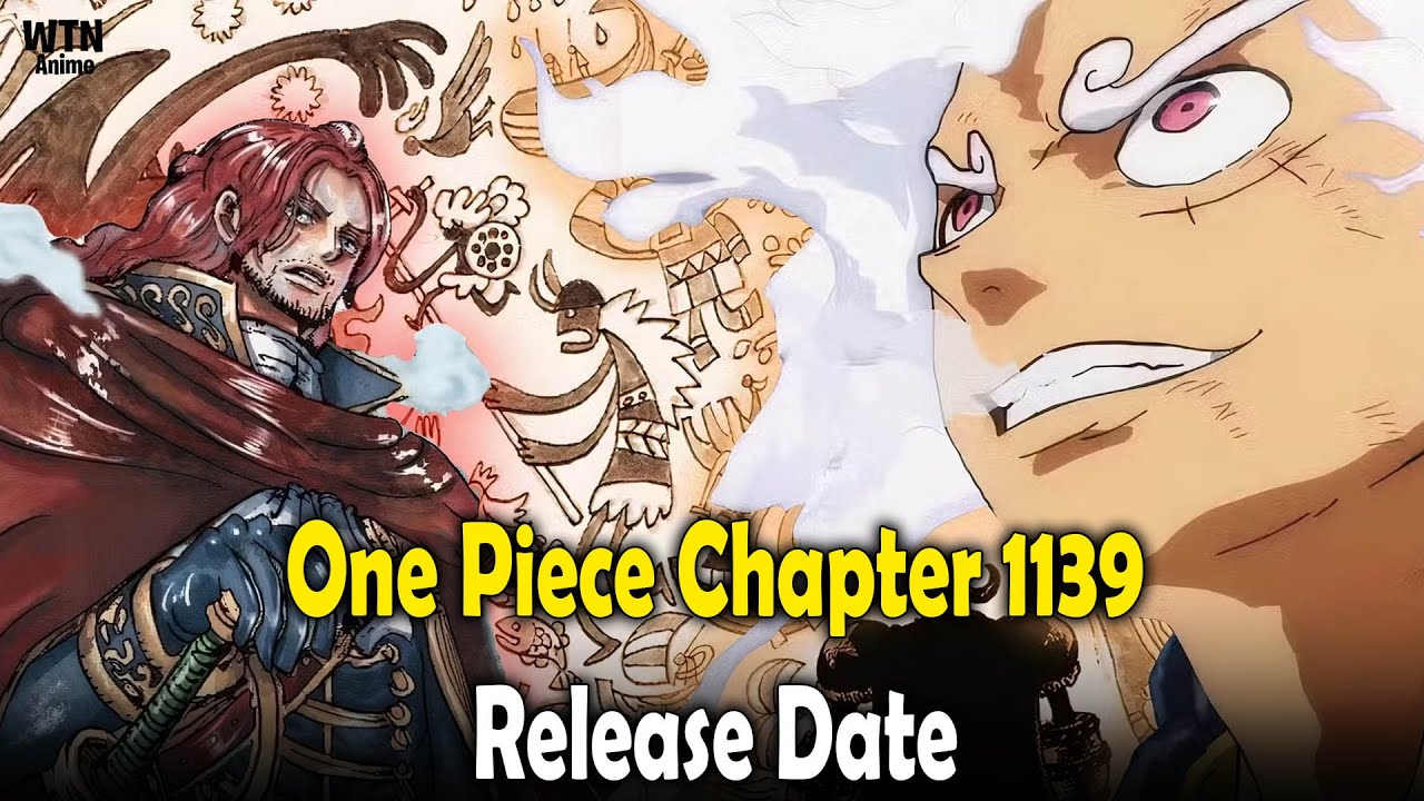 One Piece Chapter 1139 Release Date and Time YouTube
