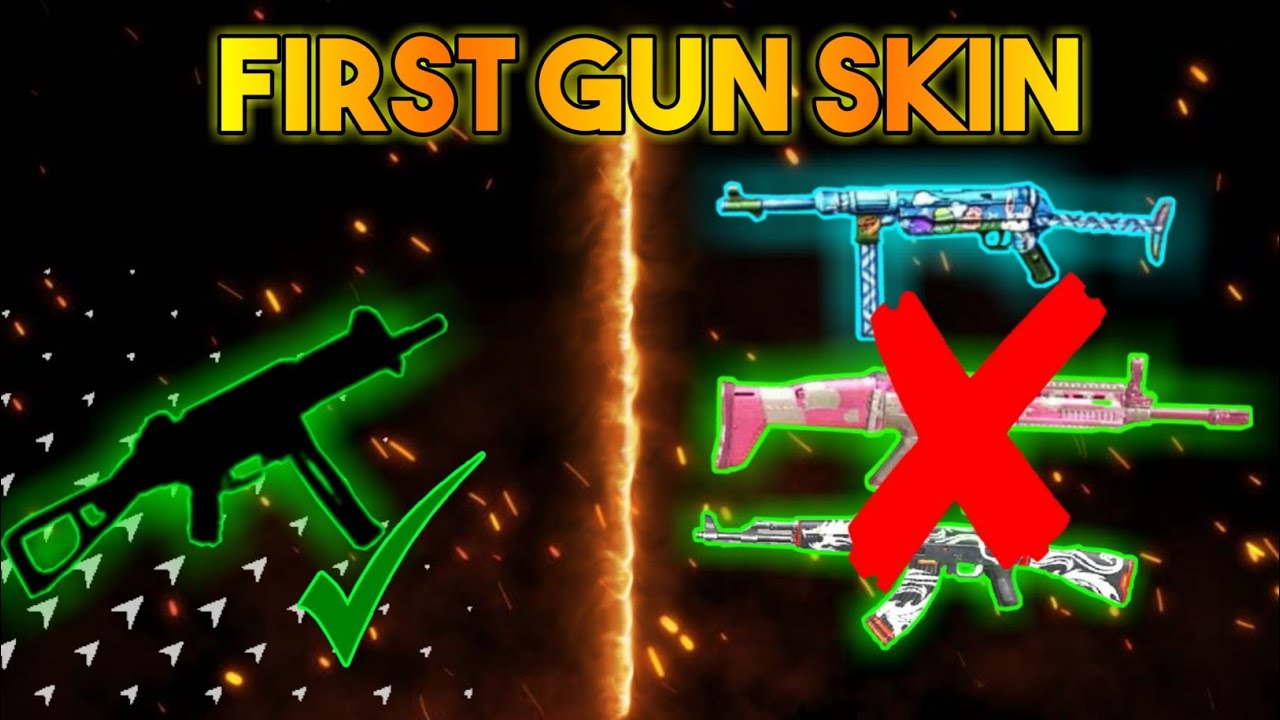FIRST GUN SKIN || FREE FIRE KA FIRST GUN SKIN || FIRST GUN SKIN OF FREE