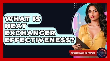 What Is Heat Exchanger Effectiveness? - Thermodynamics For Everyone