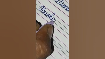 Krishan name in English cursive handwriting