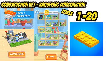 Construction Set - Satisfying Constructor Game All Levels Gameplay Walkthrough (iOS-Android)