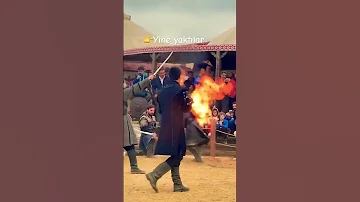 صحنه ای هیجانی و اکشن سریال ترکی قیام عثمان Osmanbey Kulusosman عثمان بن ارطغرل 