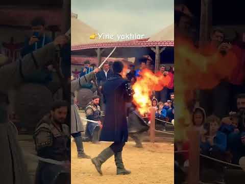 صحنه ای هیجانی و اکشن سریال ترکی قیام عثمان   عثمان بن ارطغرل