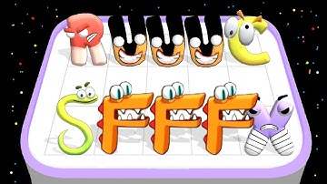 Merge Alphabet Monster Lore - Merge Battles Gameplay ⭐ Part 2 abcd....wxyz