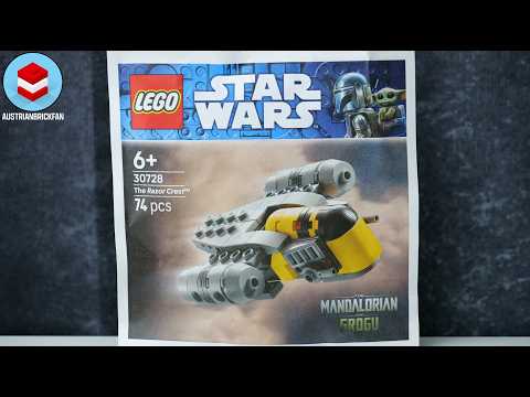 LEGO Star Wars 30728 The Razor Crest Polybag - The Mandalorian and Grogu - LEGO Speed Build Review