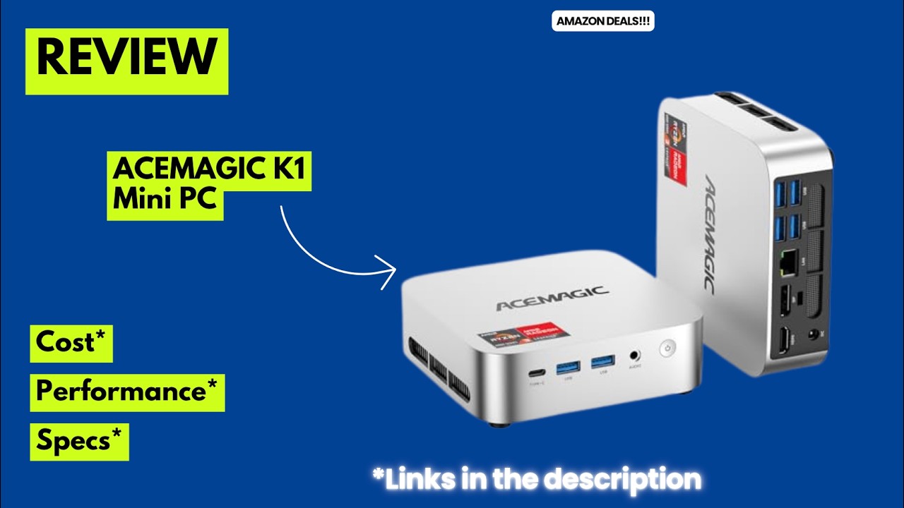 ACEMAGIC K1 Mini PC Review | AMD Ryzen 4300U, 8GB DDR4, 256GB SSD