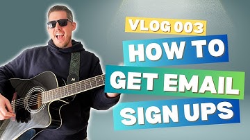How to Grow Your Email List & Music Career | Vlog 003