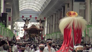 並松町だんじり新調100周年記念曳行 修理入魂式2021/07/04 - YouTube