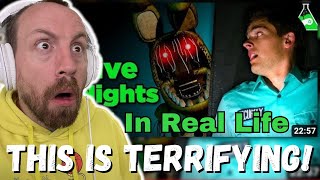 THIS IS TERRIFYING! Game Theory: Can YOU Survive FNAF IRL? (REACTION!)